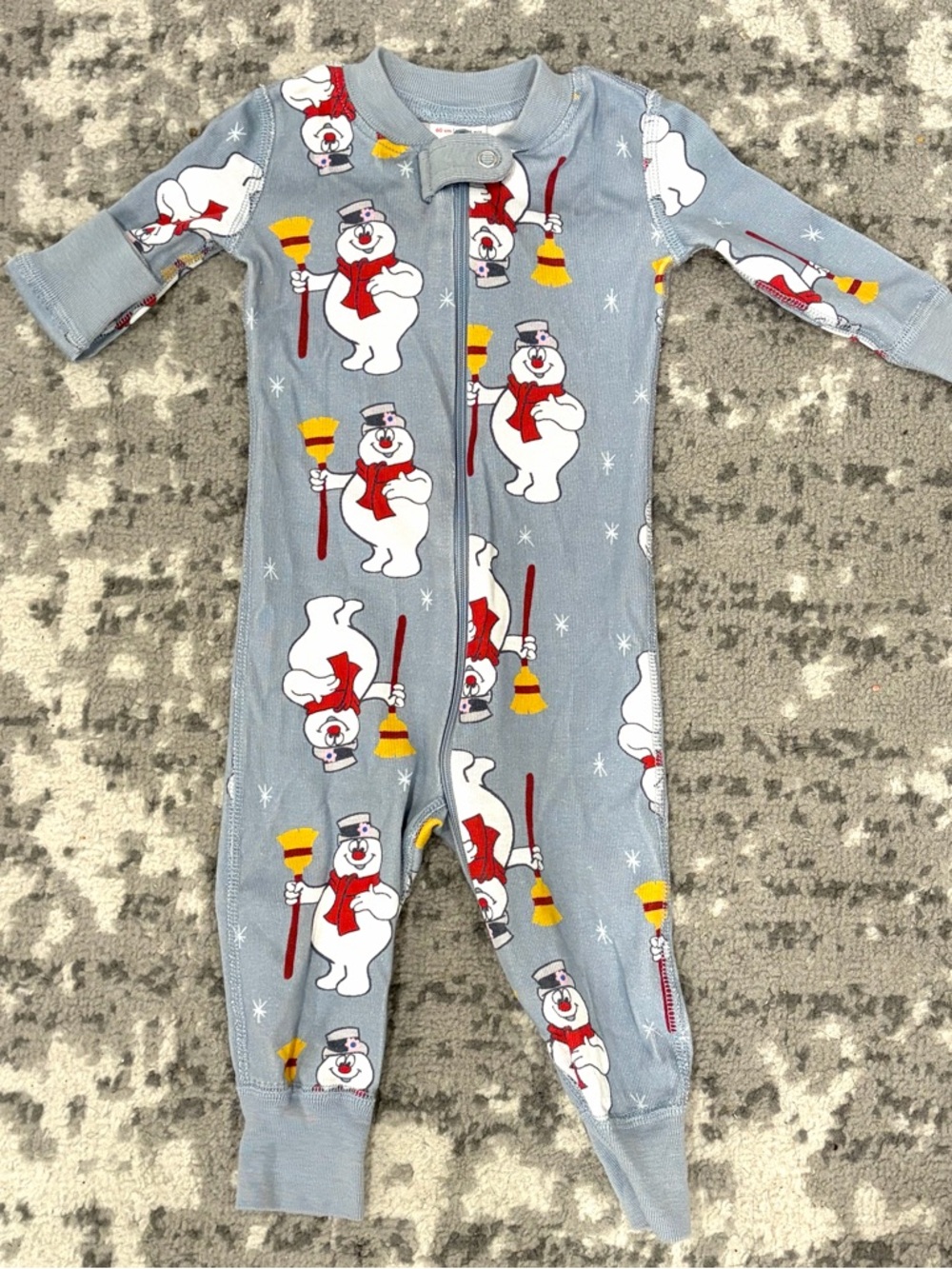 Hanna Andersson One-Piece Pajamas  Frosty the Snowman Print unisex 3-6m Holiday